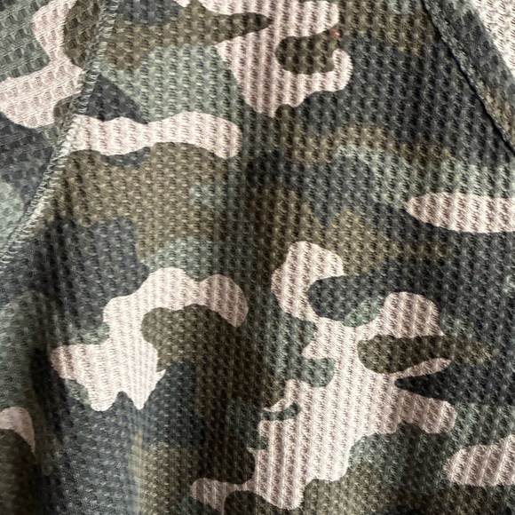 🆕Loralette Camouflage Short Sleeve Waffle Tee 4X🆕 - Picture 6 of 14